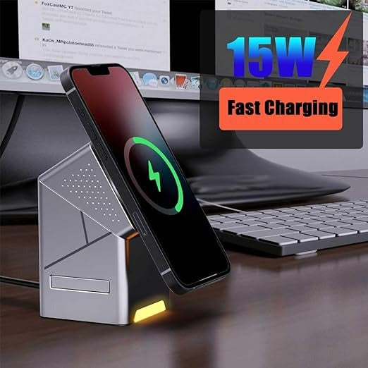 New Generation 3-in-1 Magnetic Pop-Up Wireless Charger