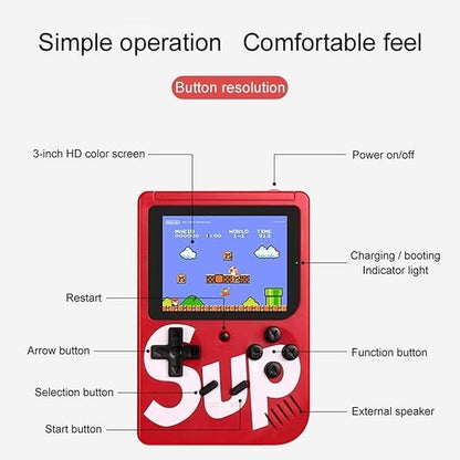 SUP Game Box Plus 400-in-1 Retro Handheld Gaming Console