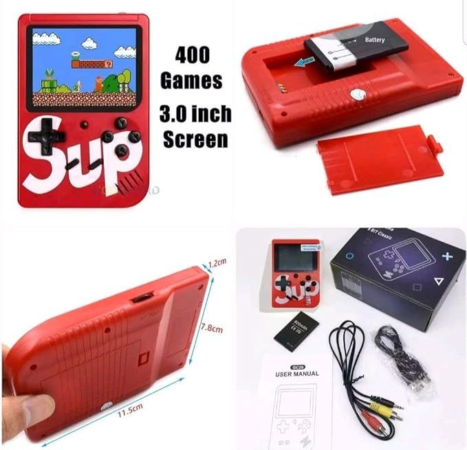 SUP Game Box Plus 400-in-1 Retro Handheld Gaming Console