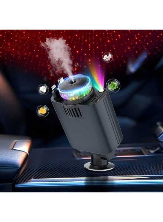 5-in-1 Car Charger with Star Light