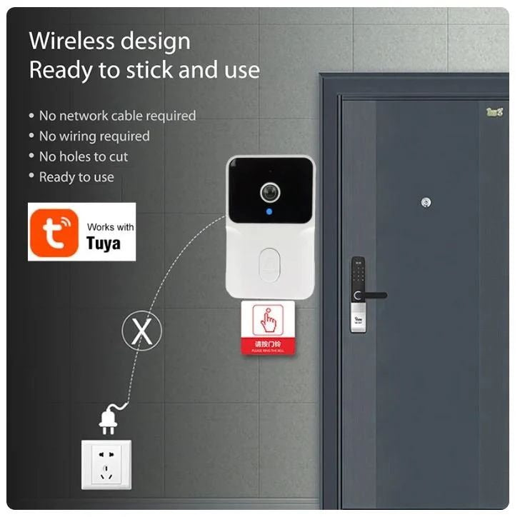 Wireless Smart Camera Doorbell