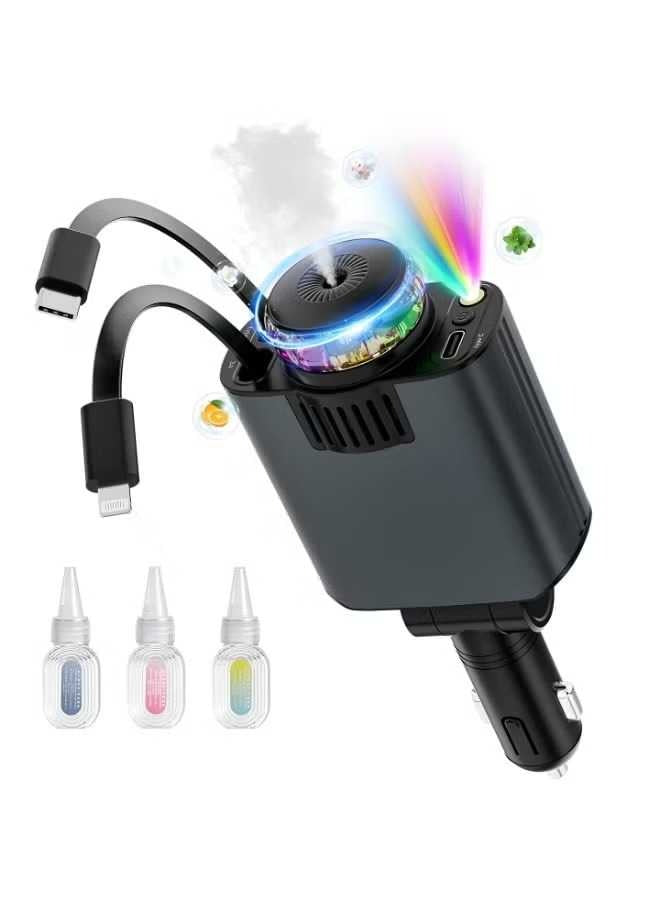 5-in-1 Car Charger with Star Light